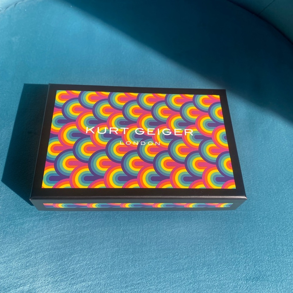 Kurt Geiger London Vibrant Blue Quilted Wallet  NWT - Picture 5 of 5
